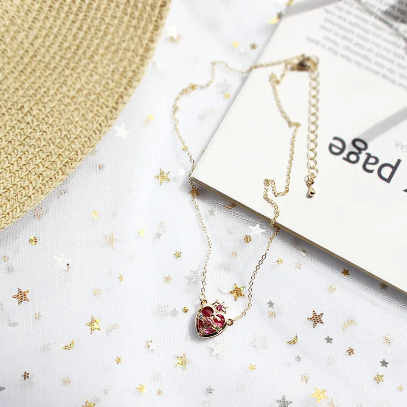 Аниме Сейлор Мун кулон аксессуары для косплея реквизит Усаги в форме сердца