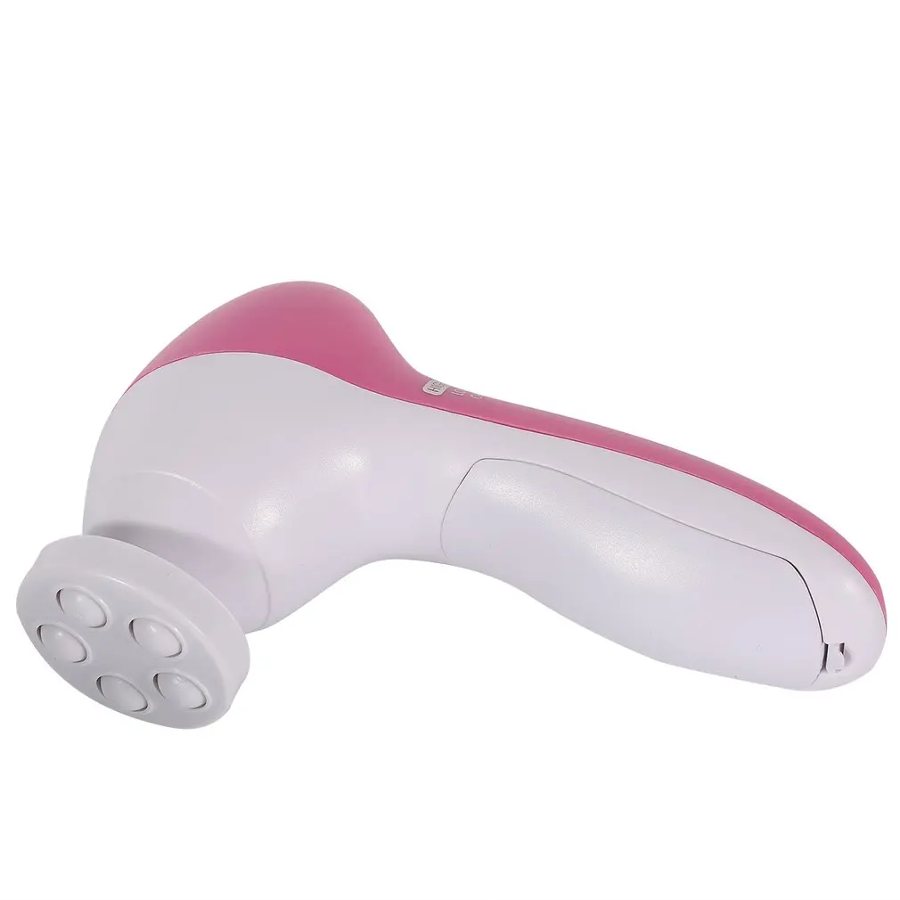 

Messager 5-in-1 Facial Beauty Instrument Tools Face Washing Vibration Massage Beauty Lotus Massager Facial Cleansing Brushes