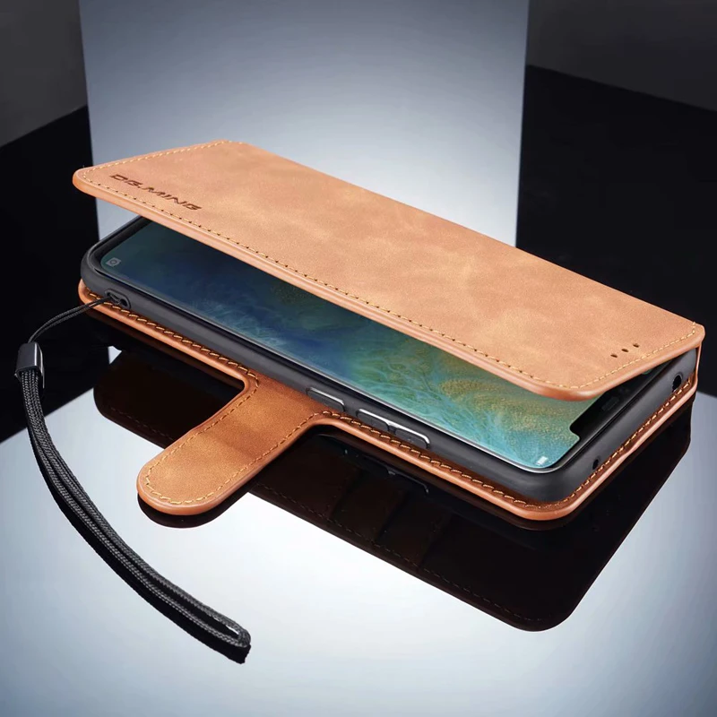 Кожаный флип-чехол в стиле ретро для Huawei Mate 30 20 Pro Lite P40 P30 P20 P Smart Nova 5T 3e Y8P Y9S |