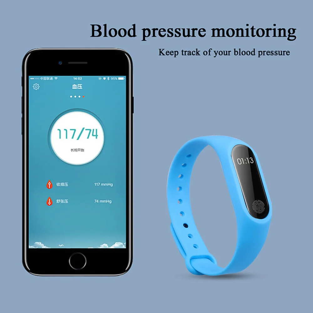 Фитнес браслет Kebidu Sport M2 Band Bluetooth пульсометр трекер умный Браслет для телефонов IOS