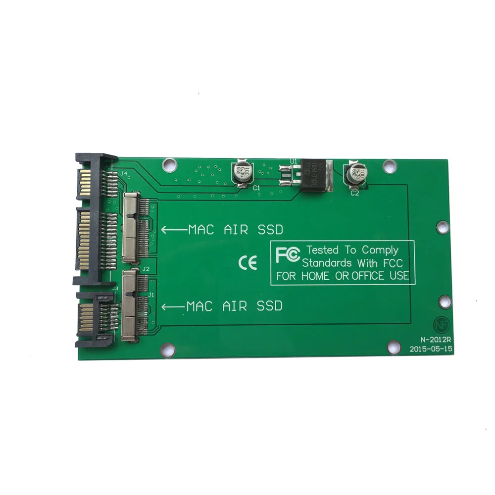 Для Macbook 2012 7 + 17Pin dual SSD 2 слота на порта SATA 3 0 адаптер карты как 6 ГБ/сек. 22pin жесткий