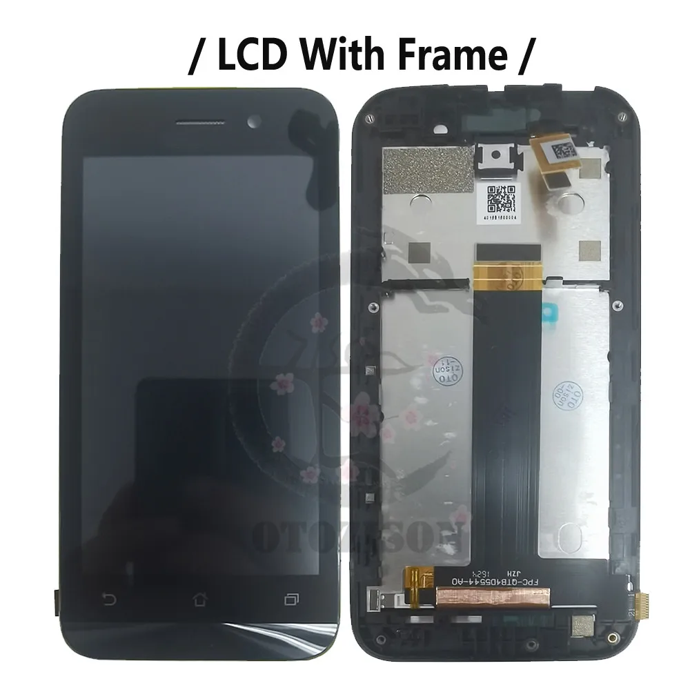 ЖК дисплей 4 5 дюйма с рамкой для ASUS Zenfone GO LCD ZB452KG X014D сенсорным экраном и