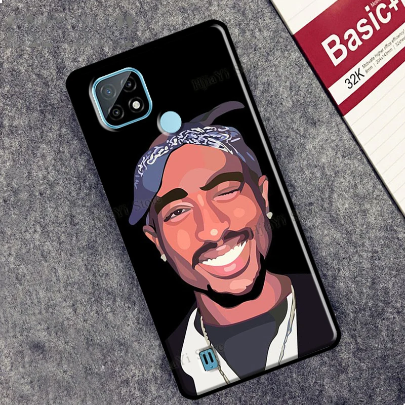 2Pac Тупак Шакур Рэппер для OnePlus Nord 2 8T 9R 7 8 9 Pro Чехол телефона Realme C3 C21 GT Neo Q3 6 - купить