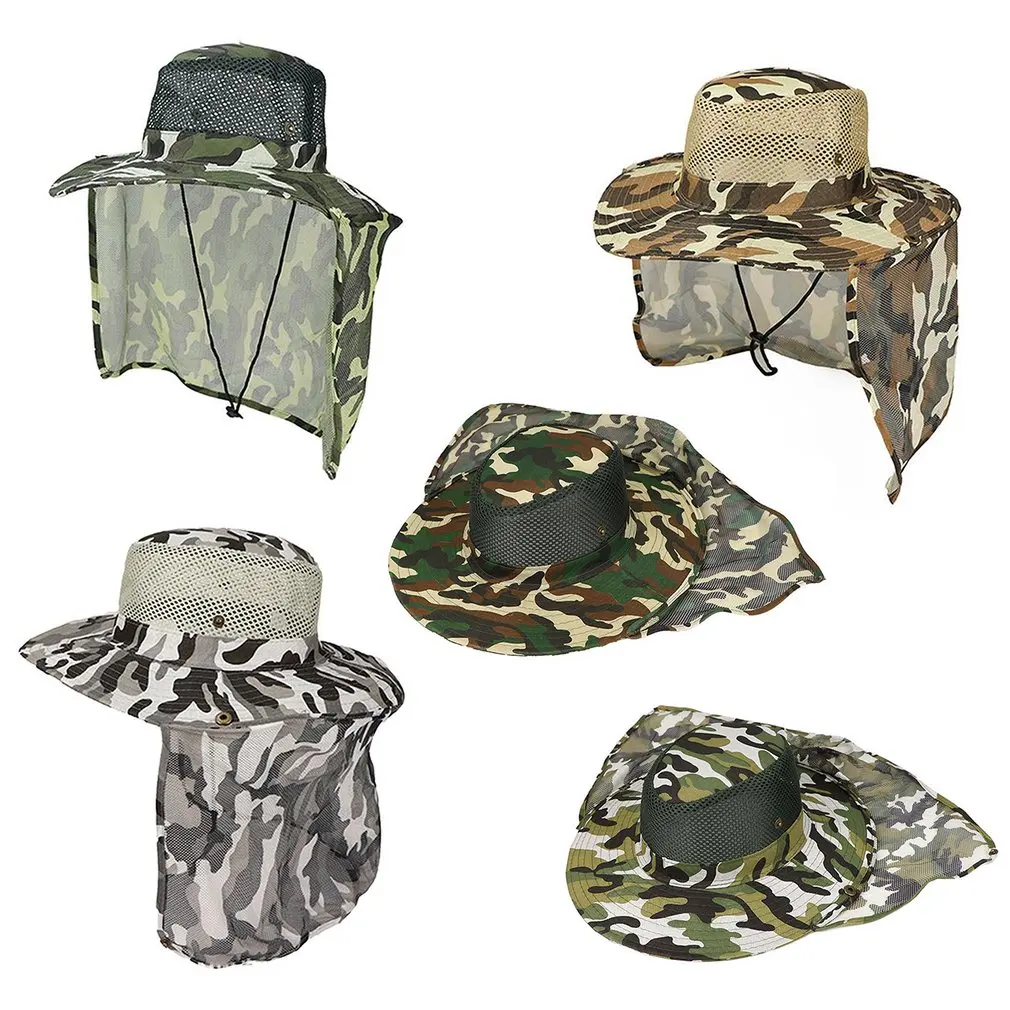 Защита от ультрафиолета защита лица и шеи камуфляжная солнцезащитная Кепка с