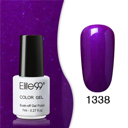 1338 Elite99 Гель-лак набор все для маникюра Полупостоянный Vernis верхнее покрытие УФ светодиодный гель лак удаляющийся замачиванием Гель-лак для ногтей - Цвет: 1338