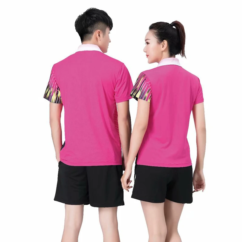 New Quick-drying Badminton Suits Table Tennis Tops For Men And Women Training Sports T-shirt Competition Team Uniforms -40