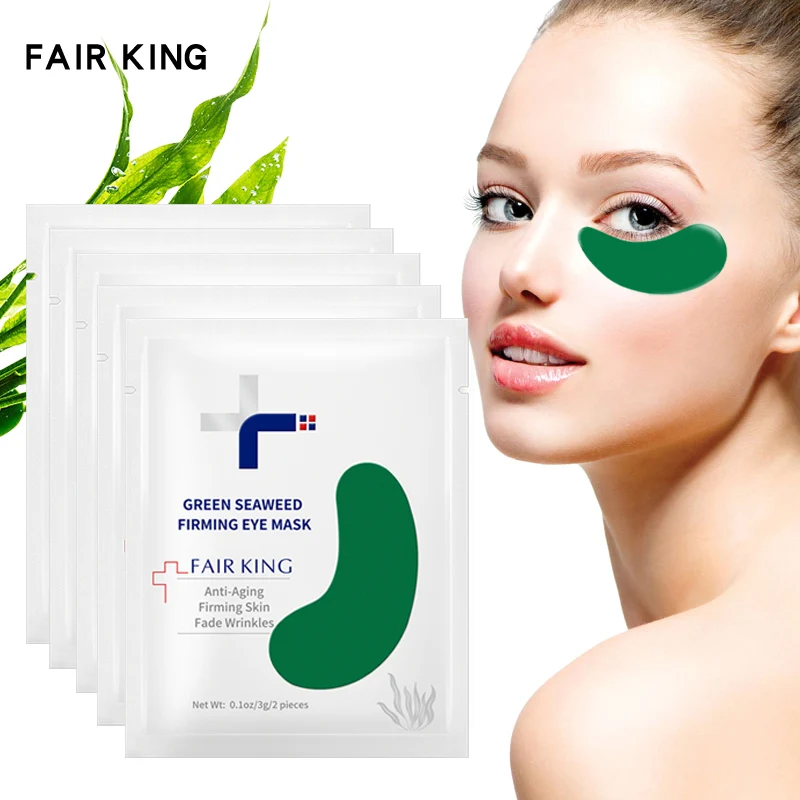 

5Pairs Green Seaweed Eye Mask Nourishing Moisturizing Hydration Eye Patches Dark Dircles Remove Wrinkle Eye Skin Care FAIR KING
