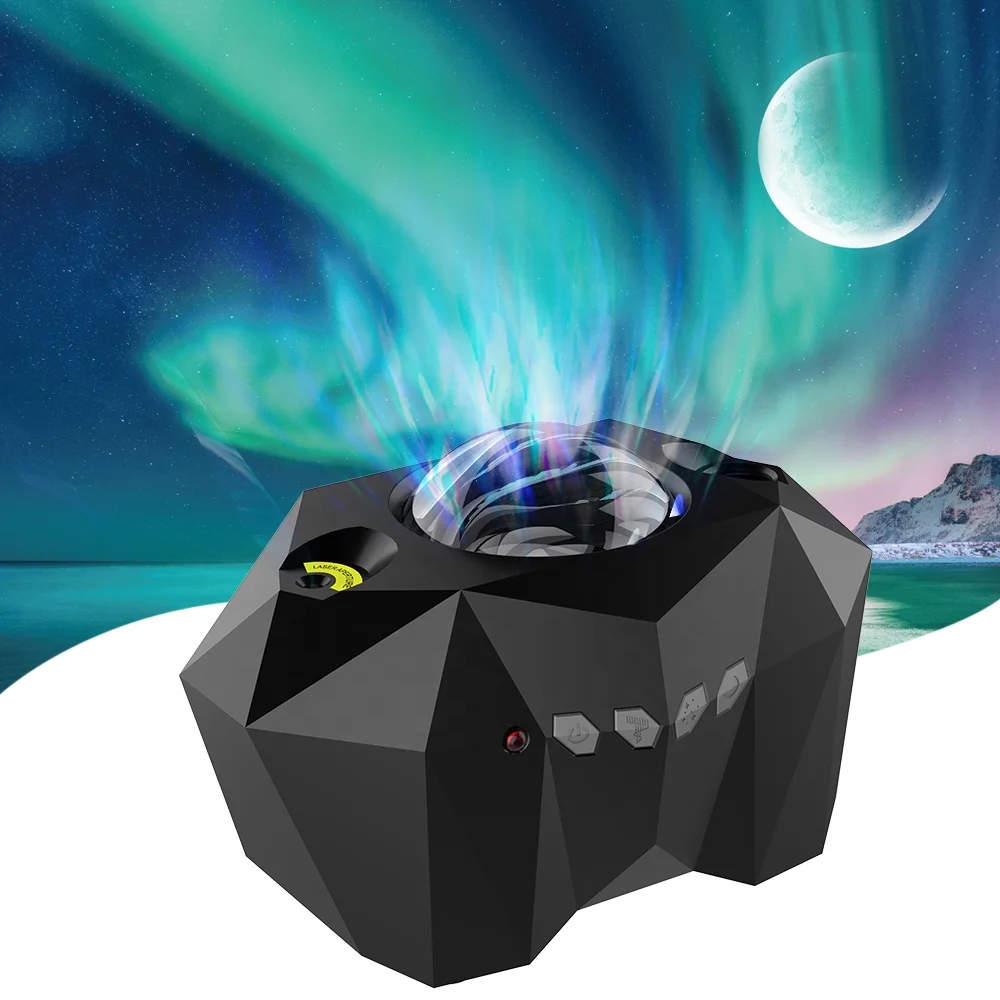 

Biumart 2021 Aurora Galaxy Moon Star Projector Music Nebura LED Night Light Galaxy Projector For Bedroom