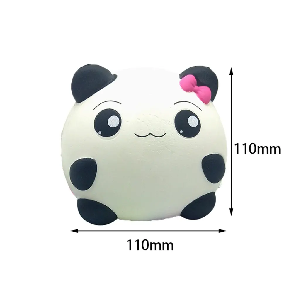 

Cute Bow panda Soft bullet toy Slow Rising Squeeze Decompression Toys Kids Adult Stress Reliever Toys