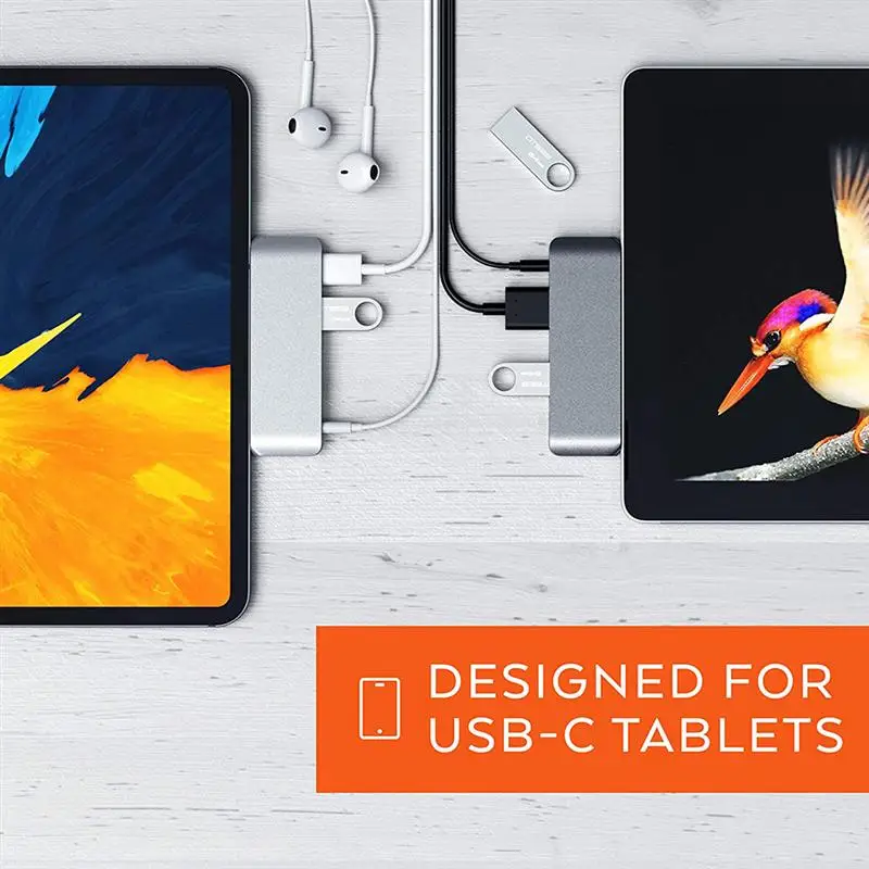 USB Type-C Mobile Pro Hub адаптер с USB-C PD Зарядка 4K HDMI 3 0 & 5 мм разъем для наушников IPad