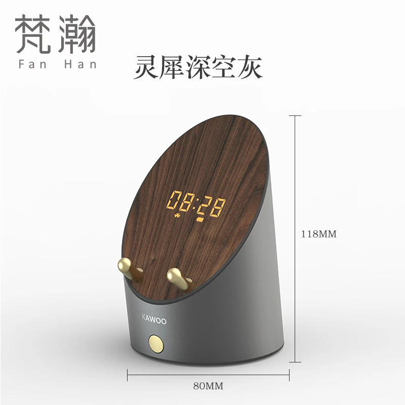

Led Snooze Portable Mini Nightlight Alarm Clock Plastic Luminous Compact Non Ticking Lamp Durable Despertador Rechargeable E6