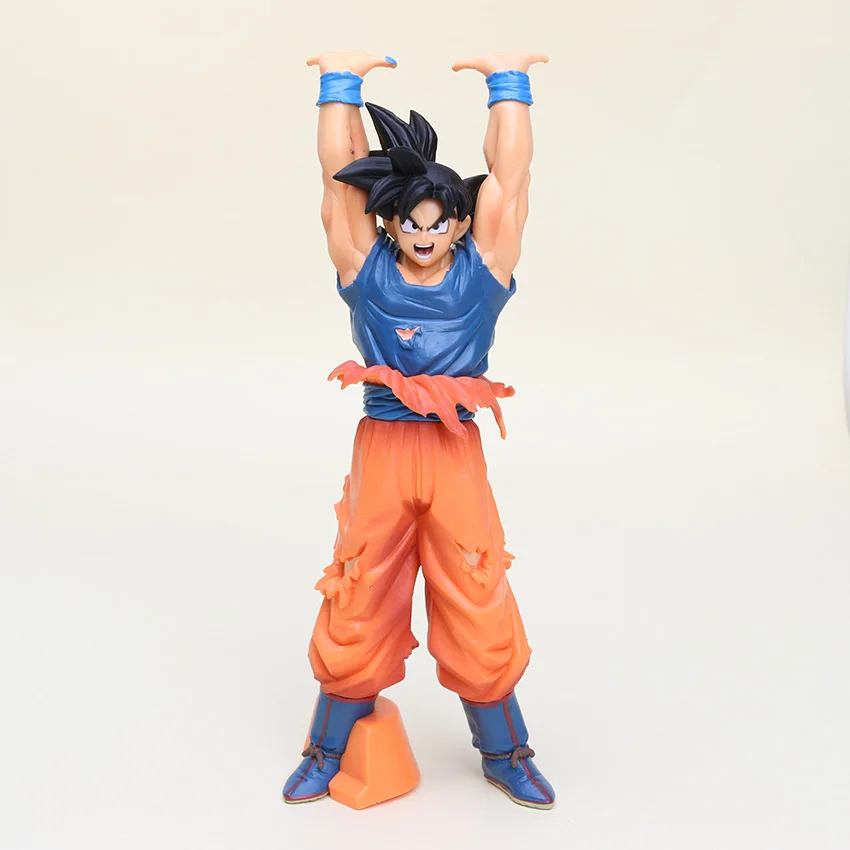 Горячий Япония Аниме Акира Торияма Dragon Ball Z Сон Гоку дух бомба Ver. Битва 16 см ПВХ Фигурки игрушки - Цвет: black hair bag