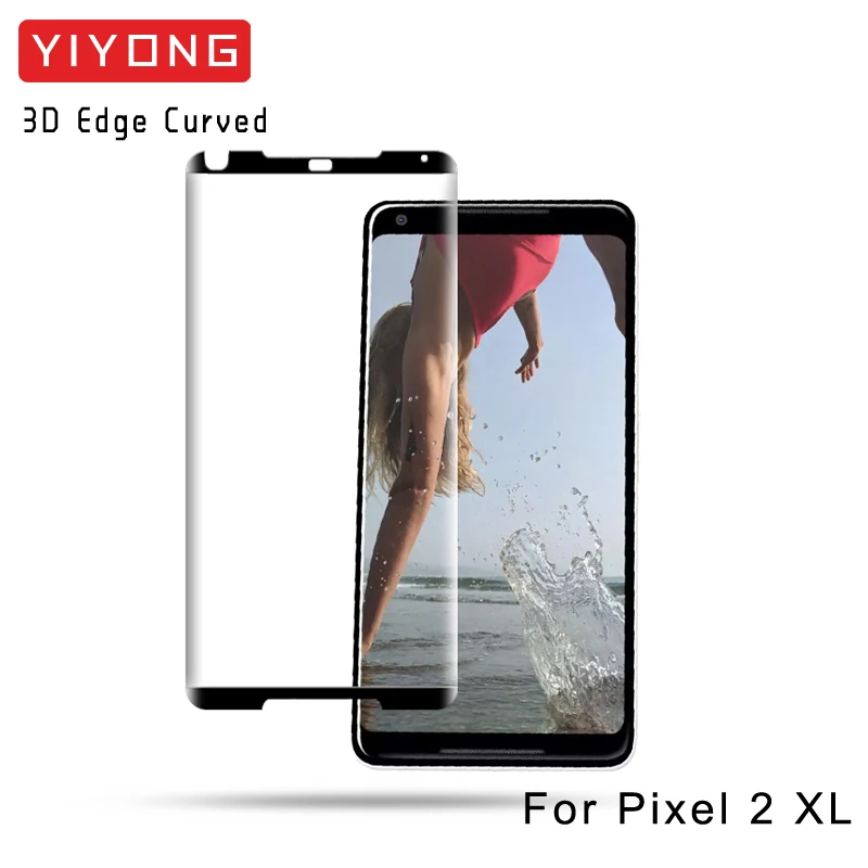 YIYONG 3D Edge изогнутое стекло для Google Pixel 3 XL закаленное стекло Защита экрана для Google Pixel 3A XL Pixel 2 XL Pixe3 стекло - Цвет: For Pixel 2 XL