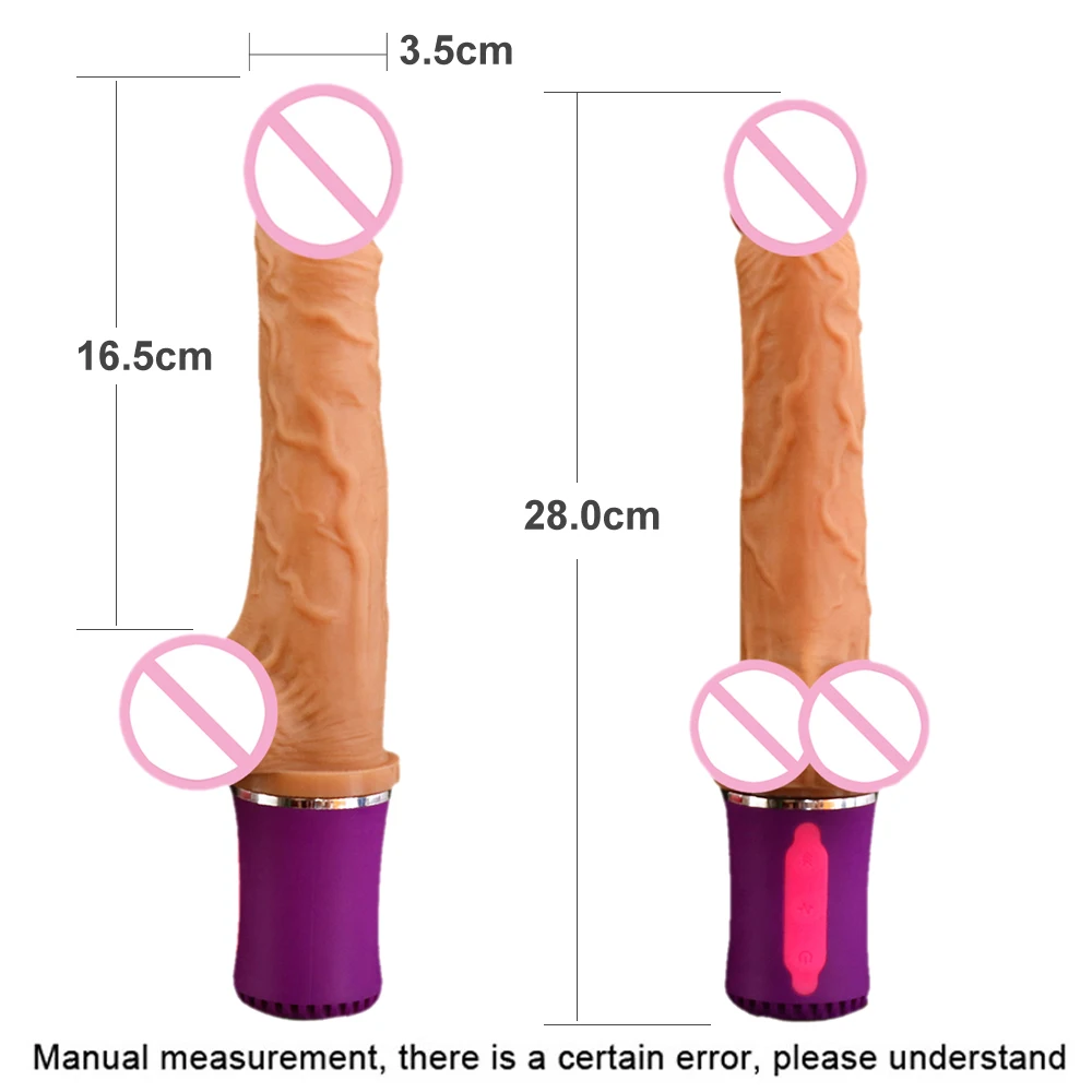 Мягкий силиконовый вибратор реалистичный огромный пенис Секс игрушки нагрева