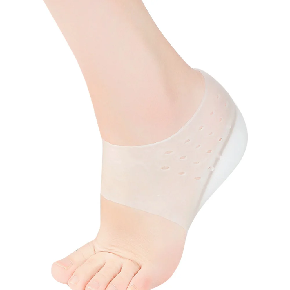 Силиконовые подушечки для пятки увеличивающие рост стельки невидимые