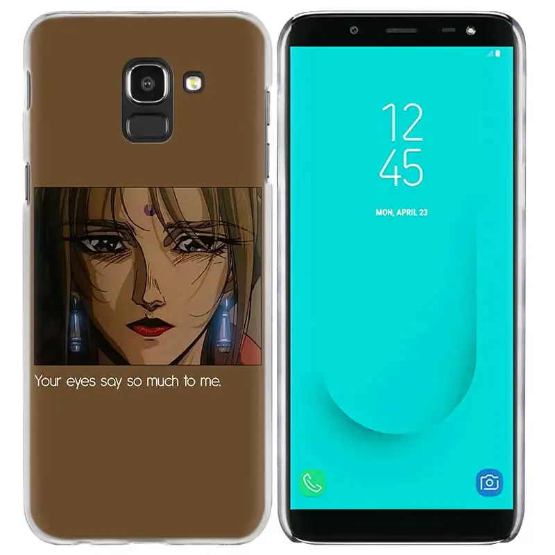 Грустно аниме девочка заблокированном экране чехол для samsung Galaxy A50 A80 A70 A60 A40 A30 A20 A20e A10 A9 A7 A6 плюс Note 8 9 10 Pro