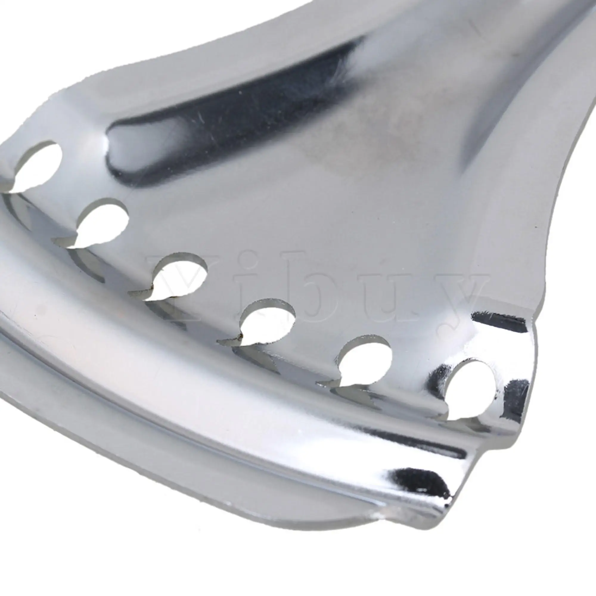 Yibuy 115x50mm Chrome Zinc Alloy 6-String Resonator &amp Echo Guitar Tailpiece Set of 10 | Спорт и развлечения