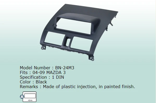 Автомобильная облицовка комплект панели радио и аудио для Mazda 3 2004 2005 2006 2007 2008