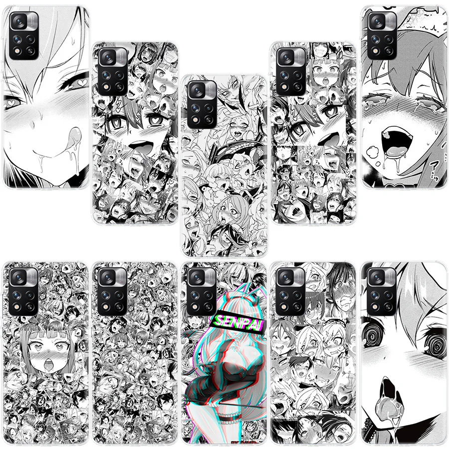 

Japan Anime Girl Manga Face Phone Case For Xiaomi Redmi 9 9T 9C 10 Prime 10X 10C 8 7 6 10A 9A 8A 7A 6A S2 K40 Pro K30 K20 Coque