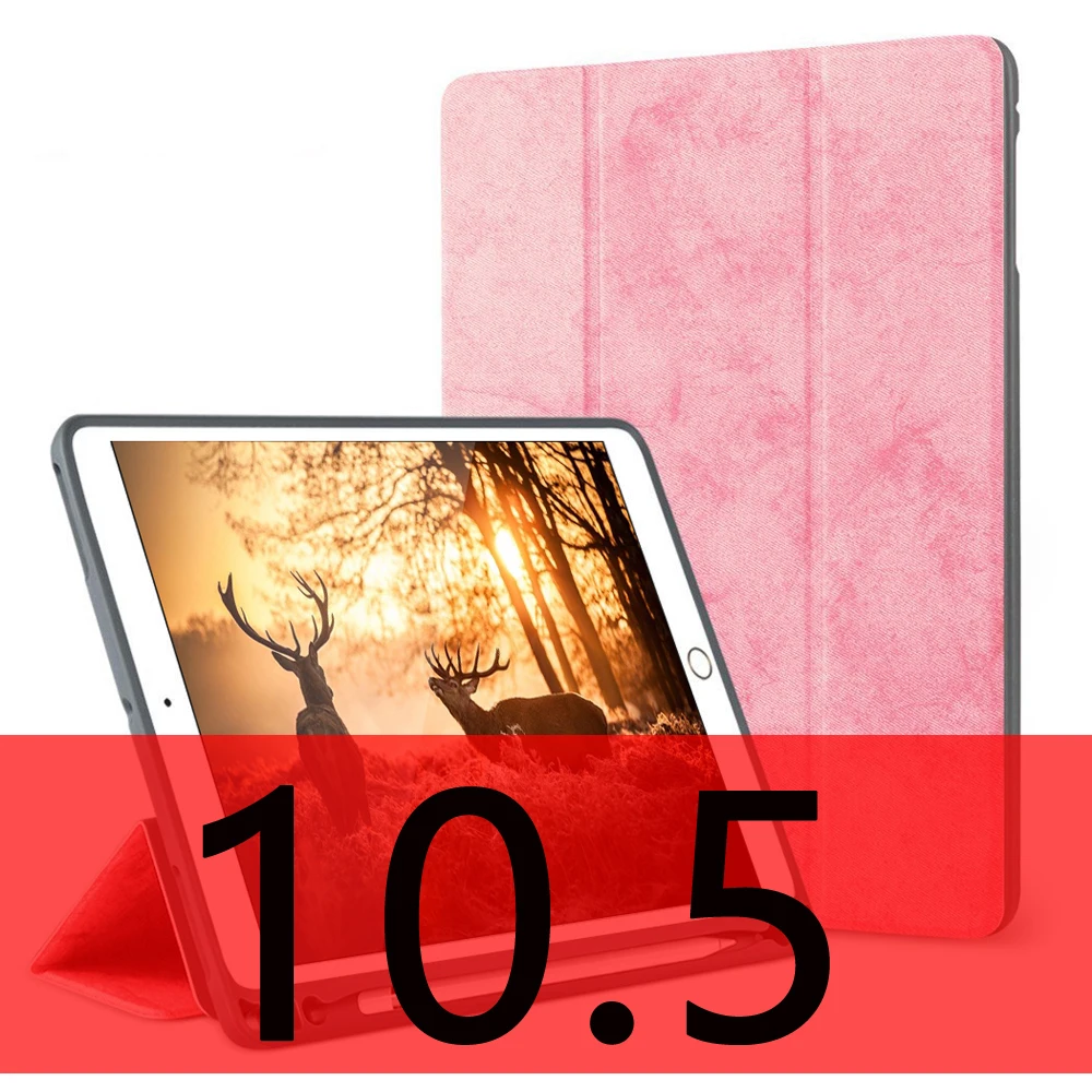 pink 10.5 Для iPad Pro 10,5 чехол с карандашом держатель для iPad Air 3 чехол Funda, GOOJODOQ для iPad 10,2 чехол Pro 10,5 чехол - Цвет: pink 10.5