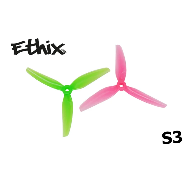HQProp Ethix S3 5X3.1X3 5031 5 дюймов 3 лопастной пропеллер розовый + зеленый арбуз для RC FPV Racing