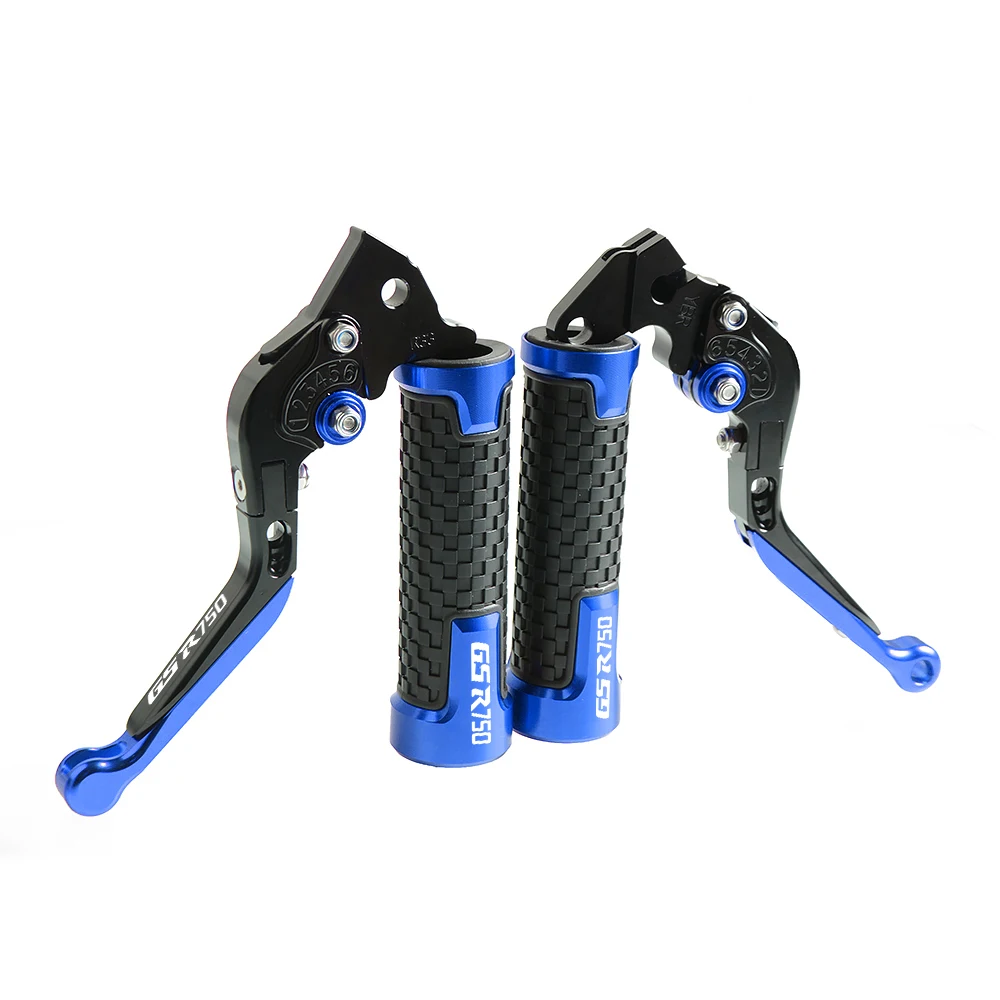 

GSR 750 Motorcycle Foldable Adjustable Brake Clutch Lever and Handlebar Grip Set For SUZUKI GSR750 2011 2012 2013 2014 2015 2016