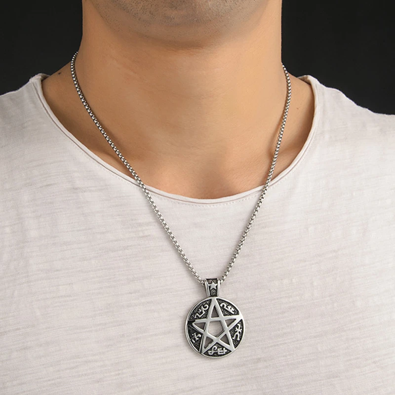 Новое модное женское ожерелье-чокер с подвеской в виде звезды и пятиконечной