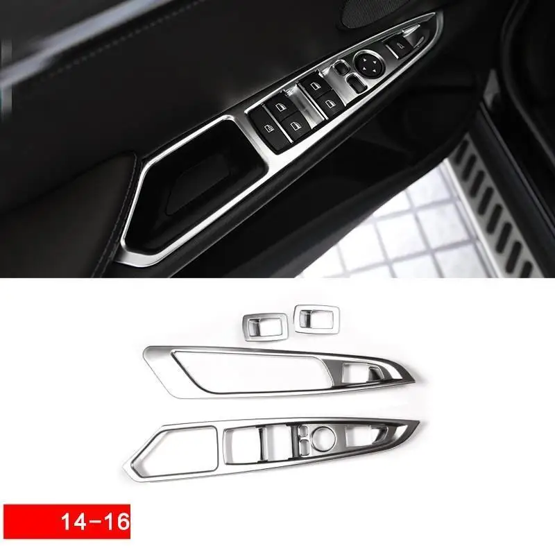 Автомобильные хромированные модифицированные оконные кнопки аксессуары для