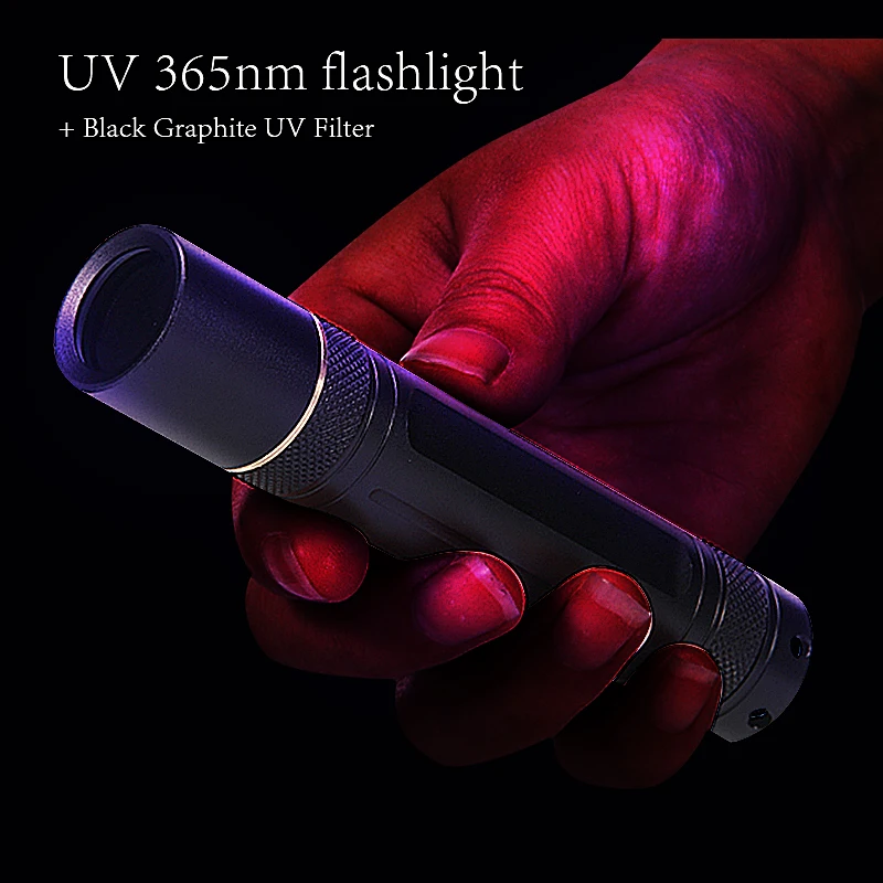 Новое черное зеркало ZWB3 + 365nm УФ-фонарик фиолетовый свет гриб анти-поддельная