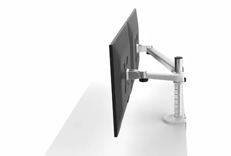 Двойной кронштейн для монитора из алюминиевого сплава с креплением на руку и