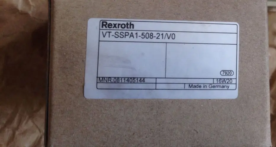 

Новый электродвигатель REXROTH VT-SSPA1-508-21/V0