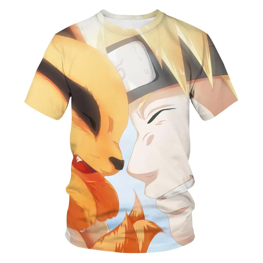 Взрывная 3D цифровая печать аниме герой колледж мужчины и женщины мода короткий