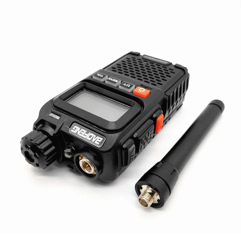 BAOFENG UV-3R PLUS Portable CB Radio Comunicador Long Range Walkie Talkie UHF VHF Ham Mini Transmitter UV 3R + Antenna | Мобильные