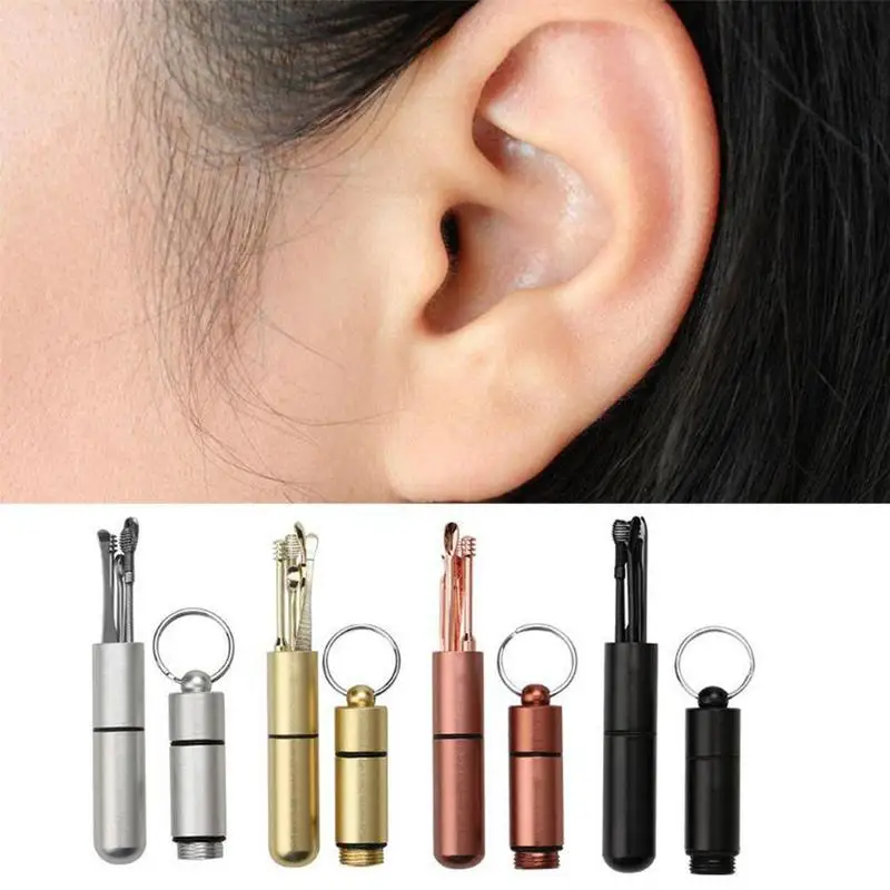 

6Pcs / Set Ear Wax Pickers Steel Earpick Wax Remover Curette Ear Pick Cleaner Ear Cleaner Spoon Care Ear Clean Tool