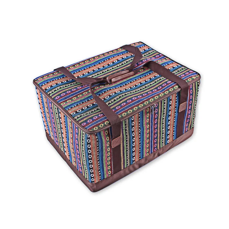 Фольклорная пользовательская сумка для хранения огня Кленовая печь Корзина