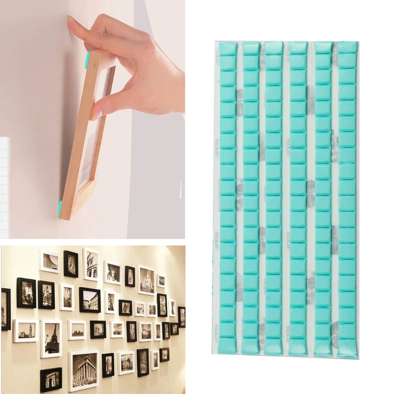 75 г 120 шт. синяя липкая глина Tack It многоразовые съемные клейкие пластины |