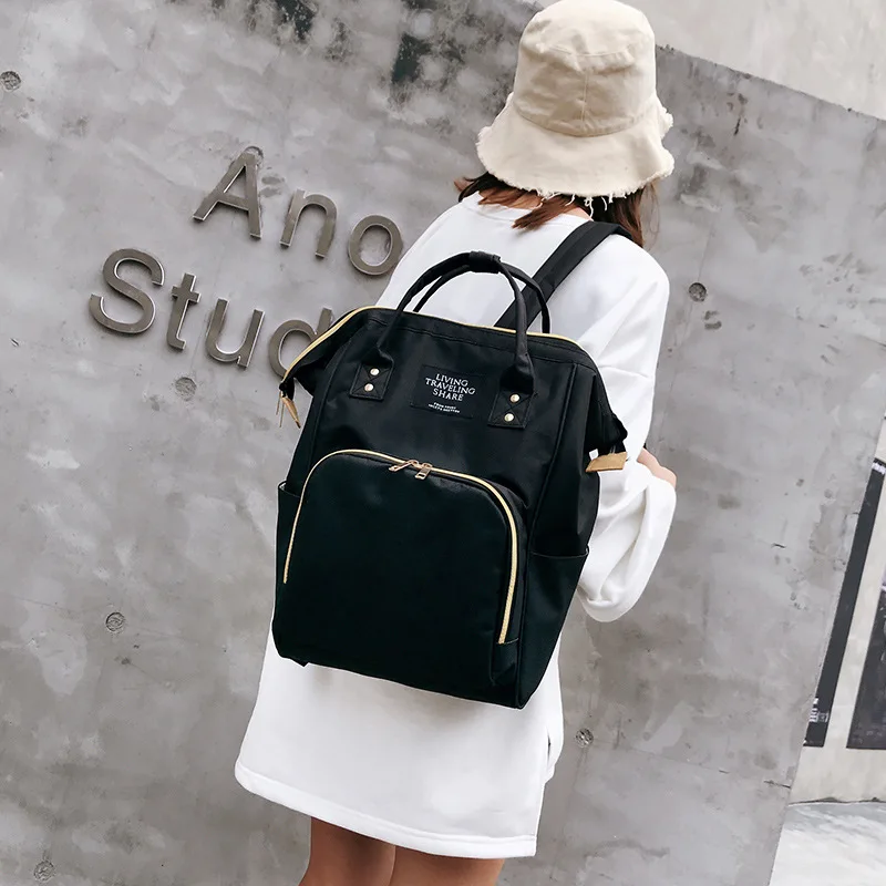 Модная сумка для подгузников мам Большая вместительная детских дорожный рюкзак