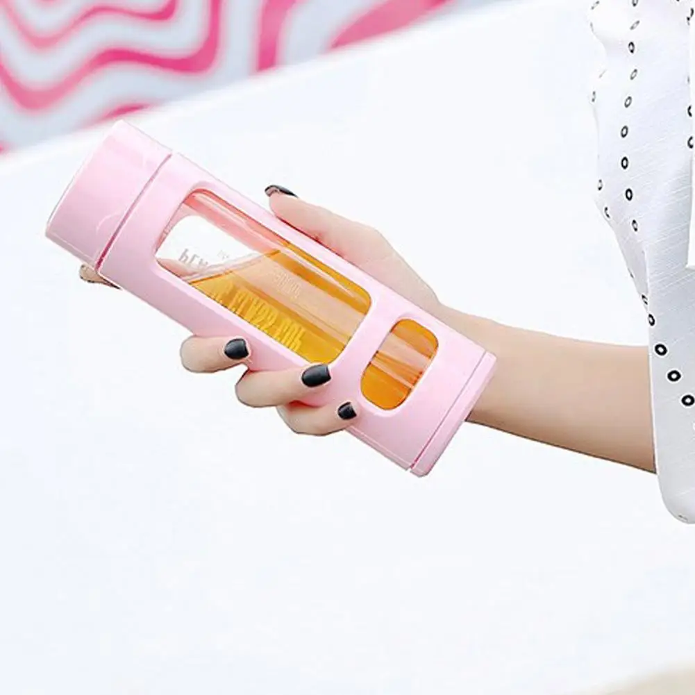400ml Portable Camping Double Layer Clear Glass Water Bottle with Tea Infuser | Дом и сад