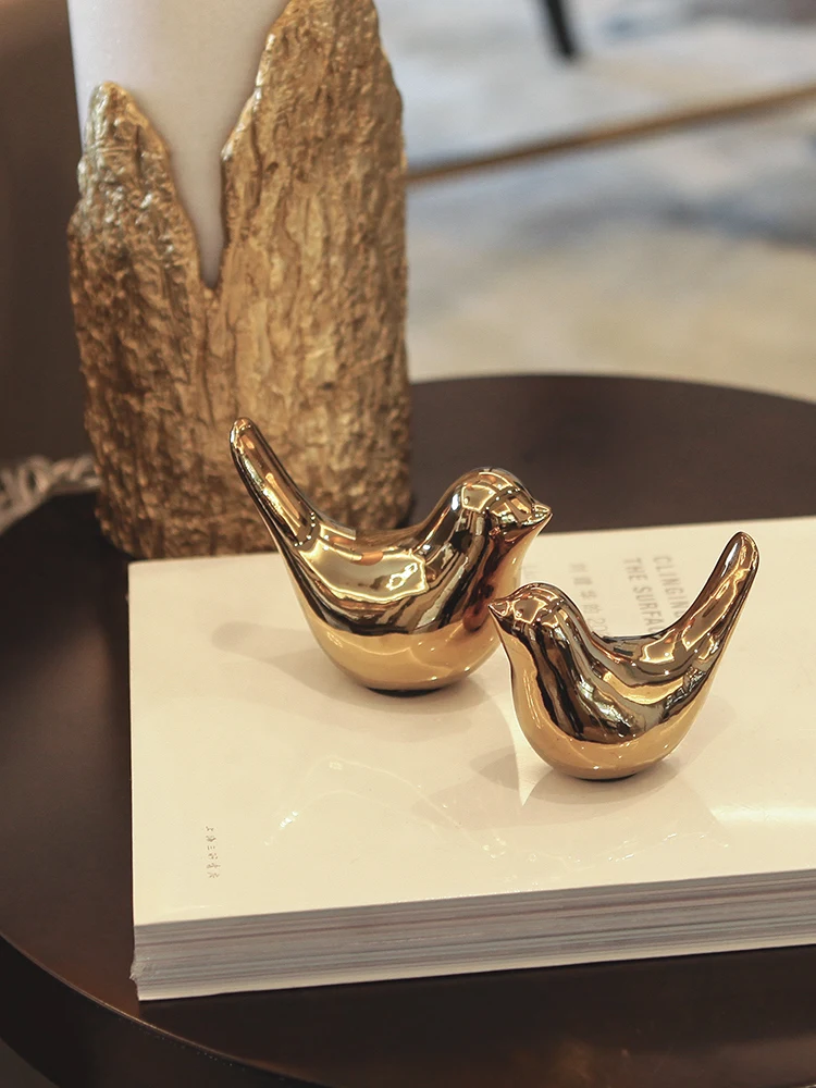 Керамика Украшенные птичками домашняя скульптура небольшие ювелирные изделия