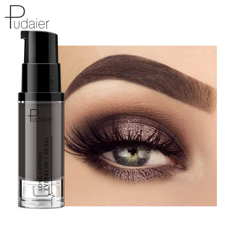 

Pudaier Long-lasting Eyebrow Cream Makeup Eye Brow Enhancer Liquid Make up Tint Cosmetics Brown Brows Shaping Pigment Waterproof