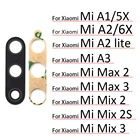 Новинка для Xiaomi Mi 5X 6X A1 A2 Lite A3 Mix 2 2S 3 Max 2 3 задняя камера стеклянный объектив с клейкой наклейкой запасные части