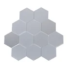 12 шт. в упаковке, гексагональной акриловые зеркала стены стикеры домашний декор Гостиная DIY современное искусство зеркало настенная роспись украшение 4x4 см (серебро)