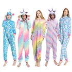 Пижама-Кигуруми для мальчиков и девочек, зимняя фланелевая