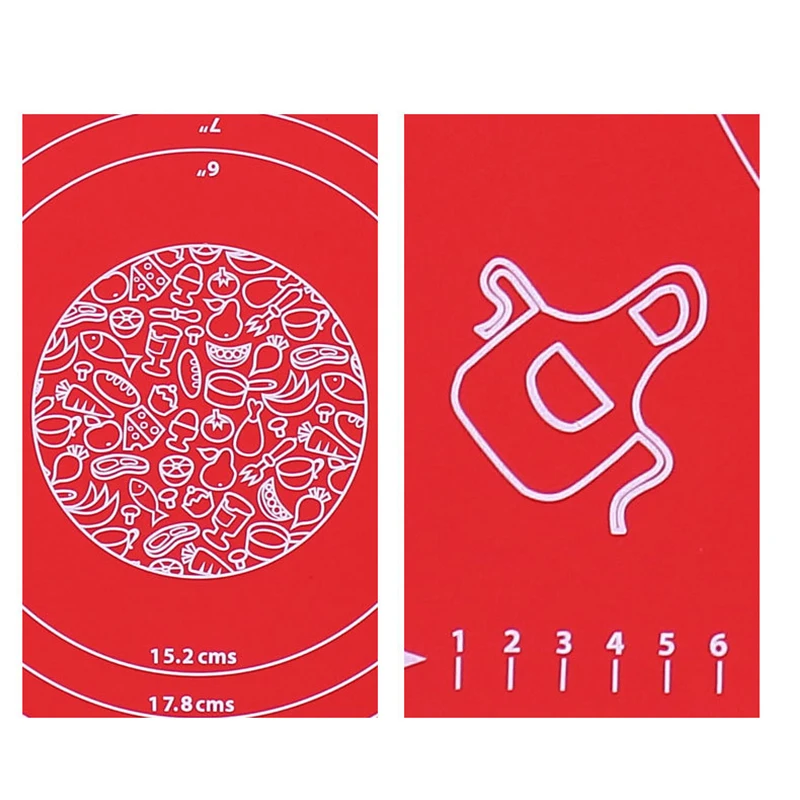 

Non-stick Silicone Baking Mat with Scale Dough Pad Kneading Dough Non Stick Pastry Crepes Pizza Dough Mats Kitchen Baking Tools