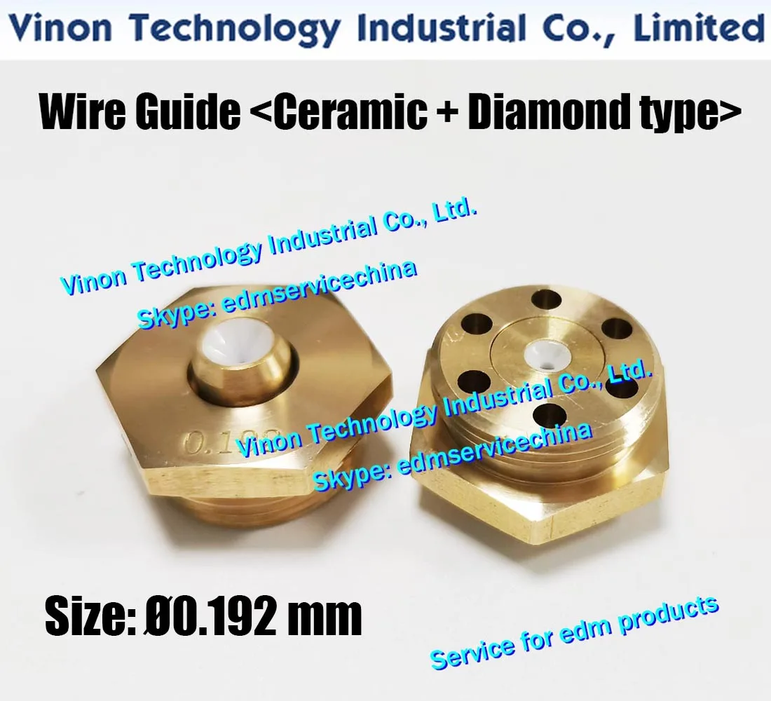 

Ø0.192mm EDM Parts Molybdenum Diamond Wire Guide (Ceramic+Diamond type) used for RUIJUN Medium Speed Wire-Cutting Machines