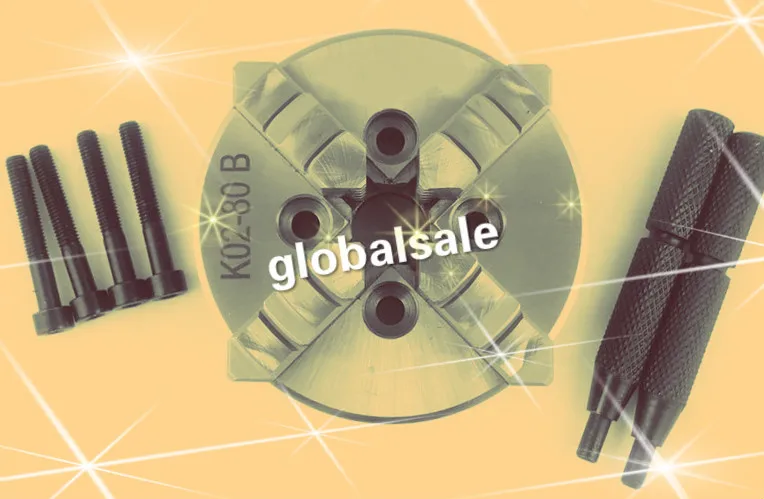 Бесплатная доставка диаметром 80 мм 3 дюймовый токарный патрон четыре кулачка