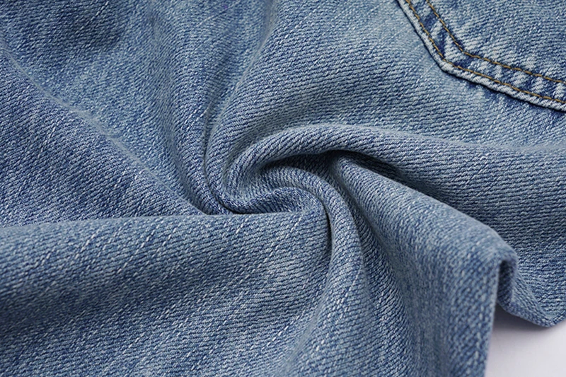 

[EAM] Blue Leisure Long Denim Wide Leg Jeans New High Waist Loose Women Trousers Fashion Tide Spring Autumn 2021 1DD5469