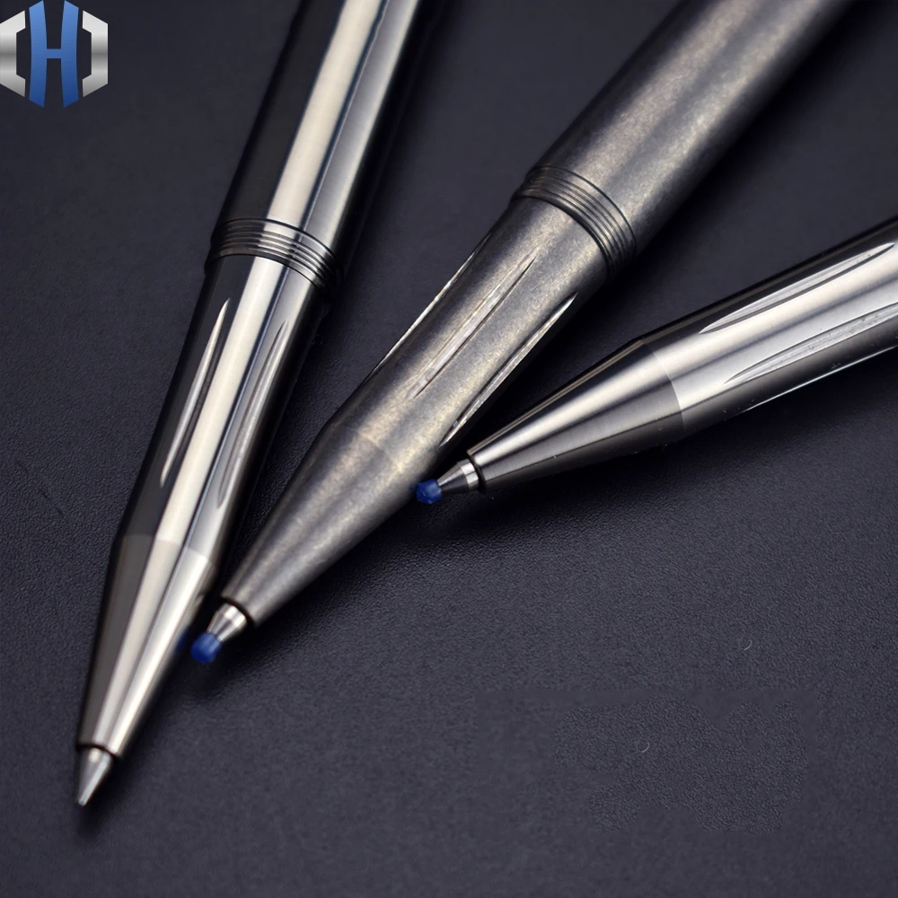 Online Titanium Alloy Hadiah Siswa Tanda Tangan Pena Taktis Pertahanan Diri Pena Baja Tungsten Jendela Rusak Pen