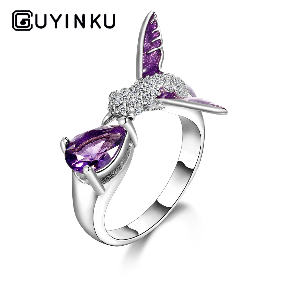 Многоцветное обручальное кольцо в форме цветка с драгоценным камнем новый