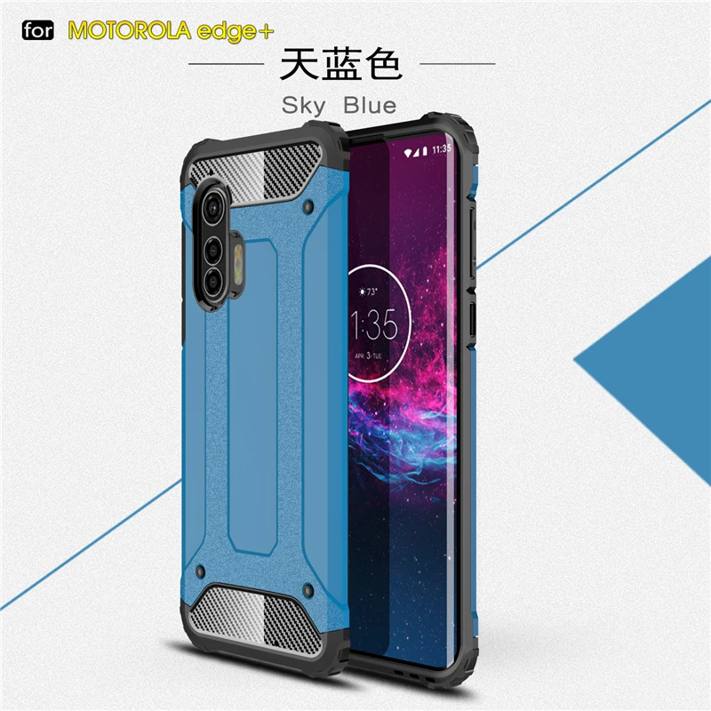 

Case For Motorola Edge+ Case TPU+PC Shockproof Hybrid Armor Full Cover For Motorola Edge Plus Phone Case Moto Edge Plus Edge+